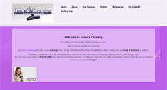 Desktop Screenshot of jannascleaning.com