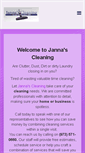 Mobile Screenshot of jannascleaning.com